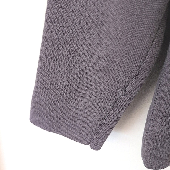 Crosby & Howard Mens Med Knit Blazer Jacket Sport Coat Gray Preppy Classic - Picture 4 of 8